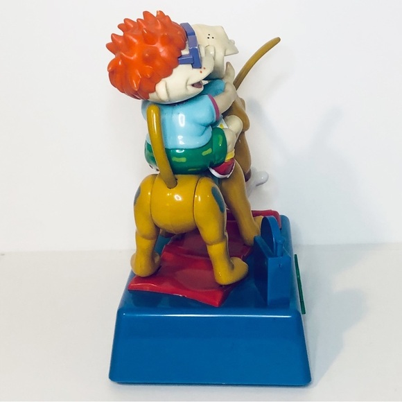Rugrats VTG 1997 Chuckie Tommy Spike Electronic Motion Bank Rugrats Theme Song - Picture 5 of 14